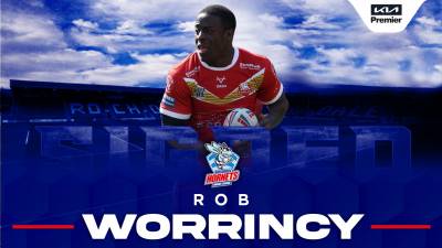 Hornets sign former Halifax and Sheffield winger Rob Worrincy