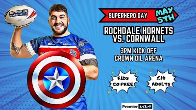 Countdown continues ahead of Hornets Superhero Day
