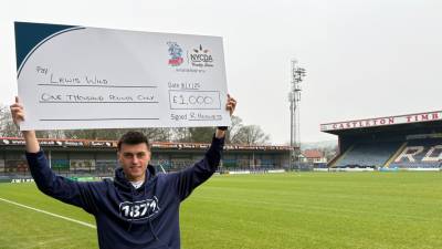 Hornets supporter celebrates big lottery win