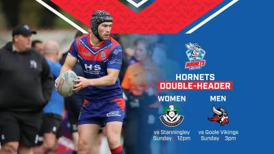 Hornets double-header at the Crown Oil Arena this Sunday